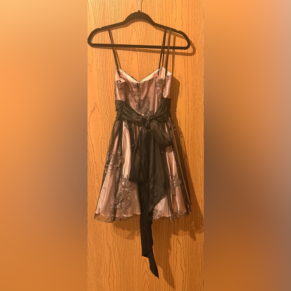 B. Smart Glittering Black and Silver Dress (juniors) - Picture 4 of 7